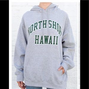 Brandy Melville north shore Hawaii oversized hoodie